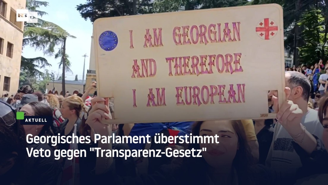 Georgisches Parlament überstimmt Veto gegen "Transparenz-Gesetz"