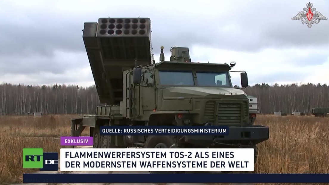 Eines der modernsten Waffensysteme der Welt: Der thermobarische Mehrfachraketenwerfer TOS-2