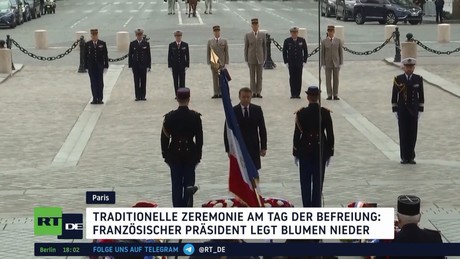 Tag der Befreiung: Scholz nur ein kurzer Tweet – Macron feierliche Zeremonie