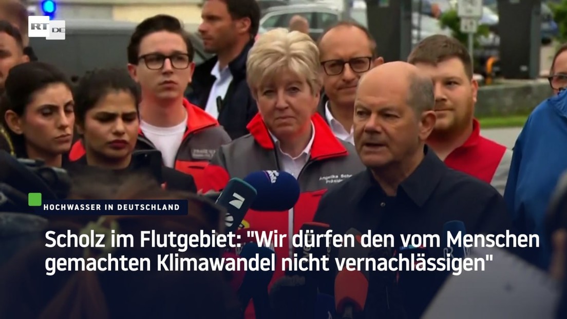 Bereits mehrere Tote: Scholz besucht Hochwassergebiet in Bayern und sichert Solidarität zu