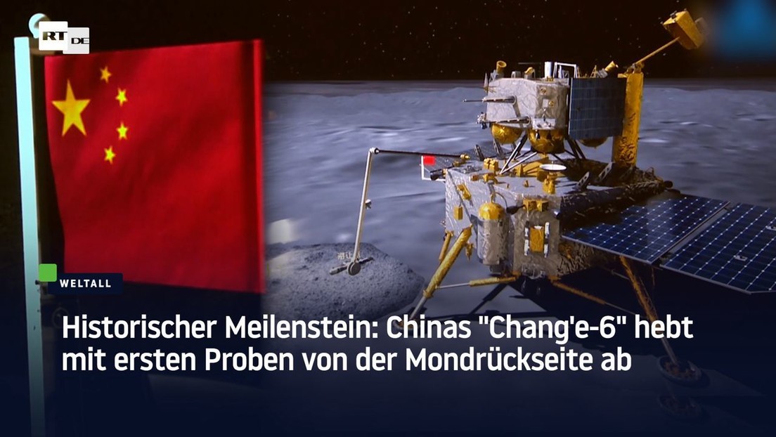 Historischer Meilenstein: Chinas "Chang'e-6" hebt mit ersten Proben von der Mondrückseite ab
