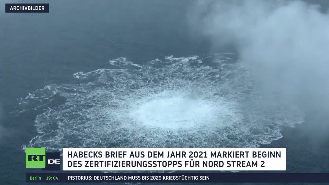 "Politische Bombe": Habeck-Mail aus 2021 markiert Beginn des Stopps von Nord Stream 2