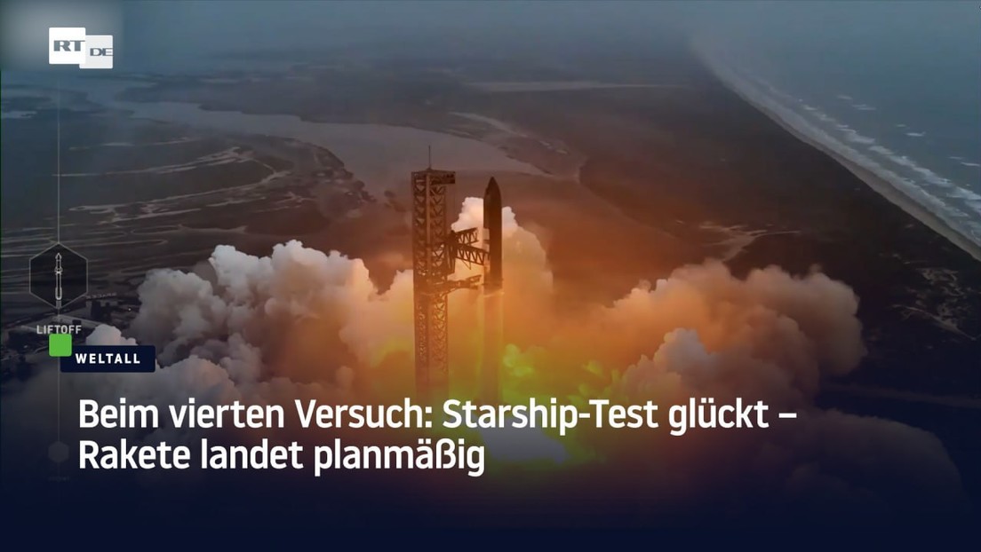 Näher am Mond: Musks Starship startet erfolgreich und kehrt zur Erde zurück