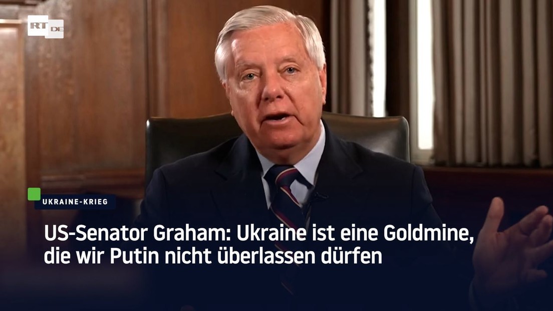 US-Senator Graham: Ukraine ist eine Goldmine, die wir nicht Putin überlassen dürfen