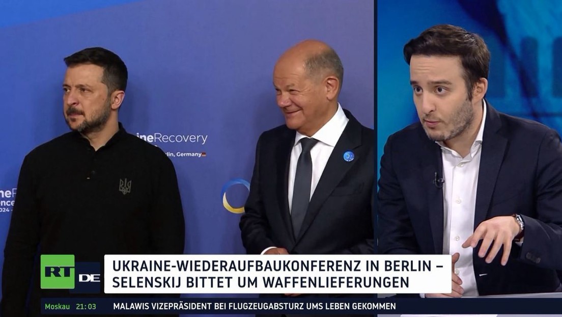 "Ukraine-Wiederaufbaukonferenz" in Berlin – Selenskij bittet um Waffenlieferungen