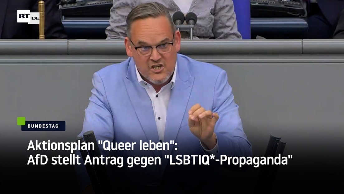 Aktionsplan "Queer leben": AfD stellt Antrag gegen "LSBTIQ*-Propaganda"