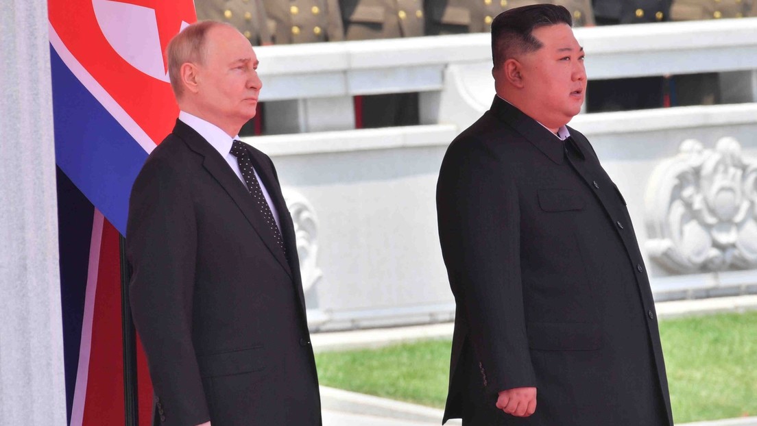 Putin spricht bei Festempfang in Pjöngjang