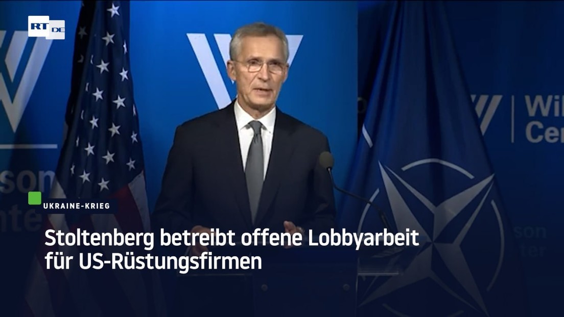 Stoltenberg: Europas Rüstungsausgaben gehen überwiegend an US-Firmen – NATO muss Kiew mehr helfen