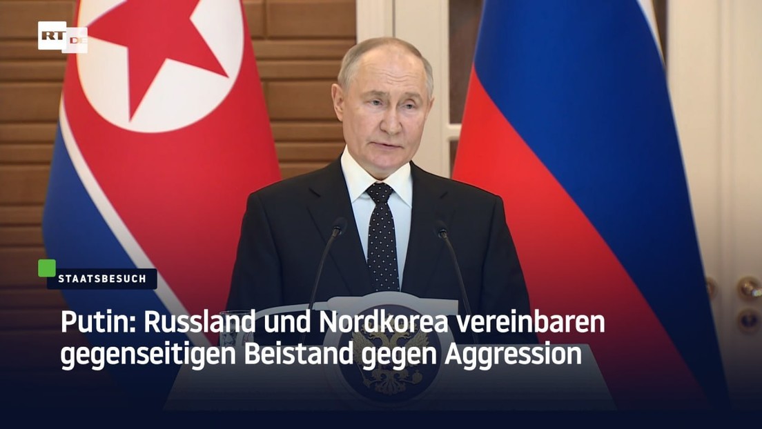 Putin: Russland und Nordkorea vereinbaren gegenseitigen Beistand gegen Aggression