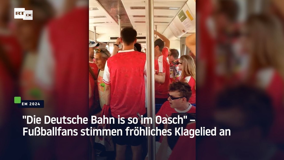 "Die Deutsche Bahn is so im Oasch" – Österreichische Fußballfans stimmen fröhliches Klagelied an