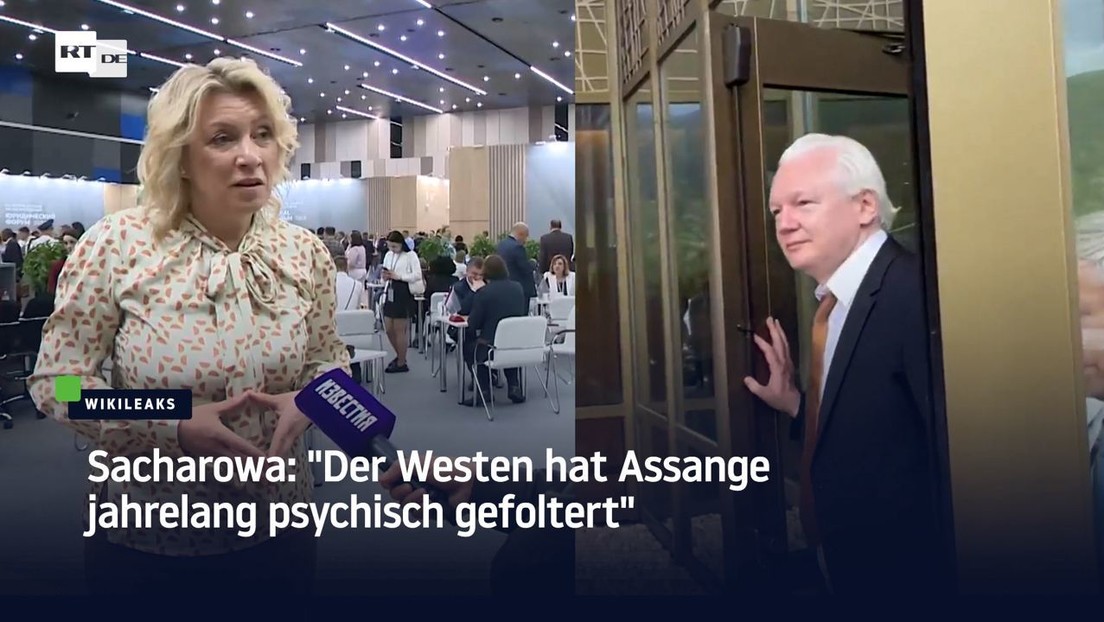 Sacharowa: "Der Westen hat Assange jahrelang psychisch gefoltert"
