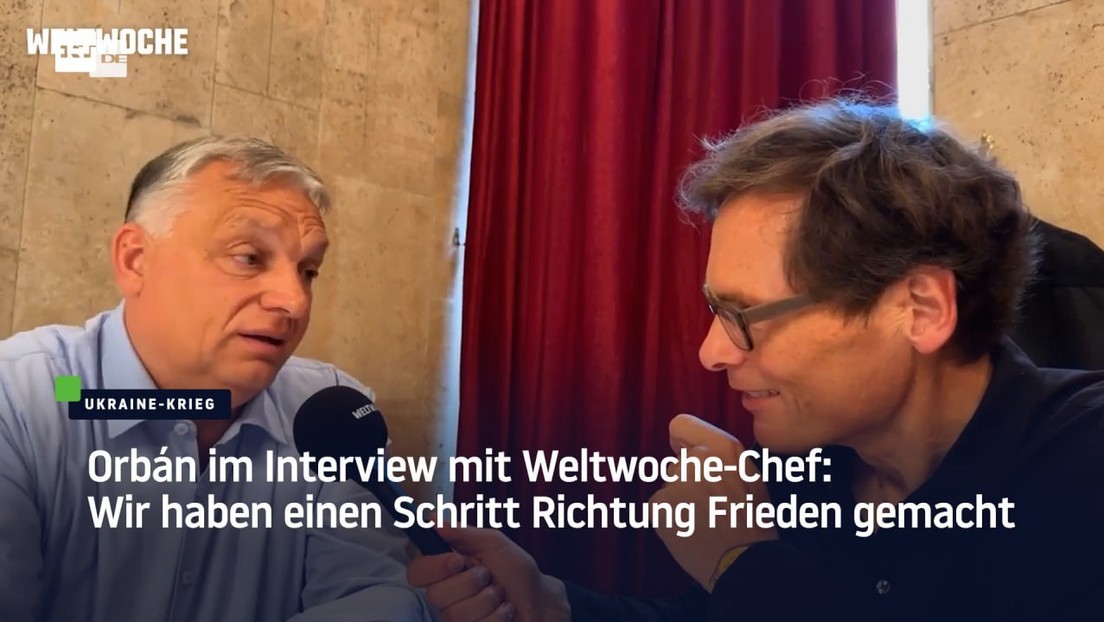 Orbán im Interview mit Weltwoche-Chef: Wir haben einen Schritt Richtung Frieden gemacht