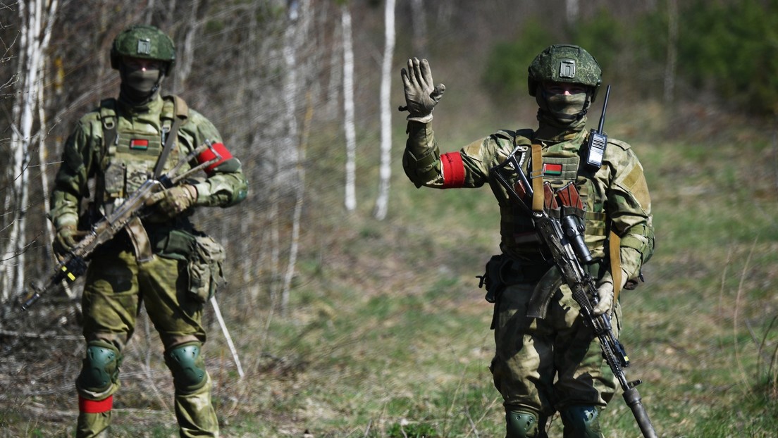 Streitkräfte der Ukraine und Weißrusslands beginnen ein nervöses Versteckspiel