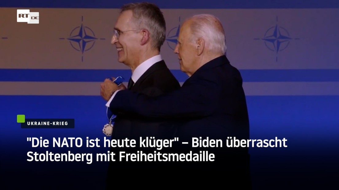 "Die NATO ist heute klüger" – Biden überrascht Stoltenberg mit Freiheitsmedaille