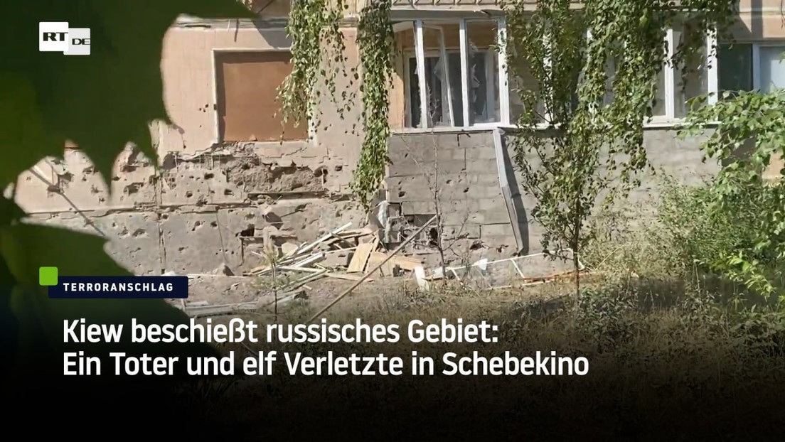 Kiew beschießt russisches Gebiet: Ein Toter und elf Verletzte in Schebekino