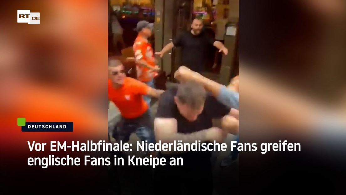 Vor EM-Halbfinale: Niederländische Fans greifen englische Fans in Kneipe an