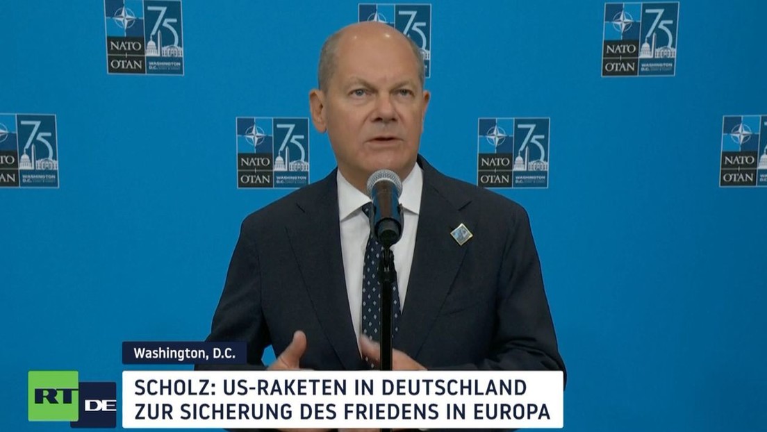 Scholz: US-Raketen in Deutschland zur Sicherung des Friedens in Europa