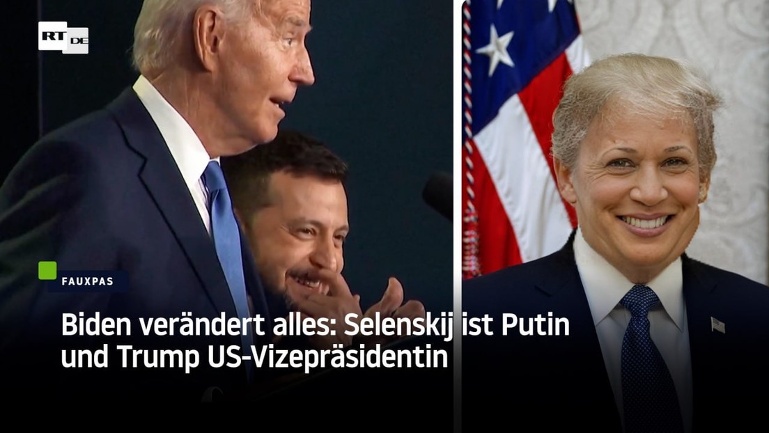 Biden verändert alles: Selenskij ist Putin und Trump US-Vizepräsidentin