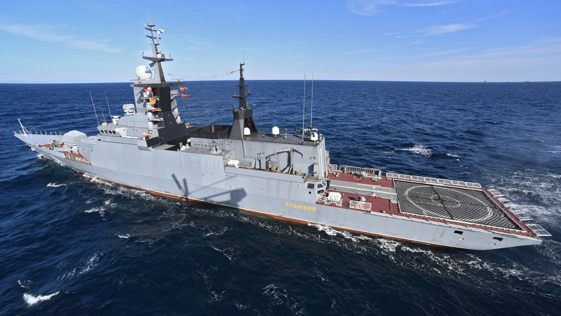 Russische Kriegsschiffe treffen zu gemeinsamen Manövern in China ein