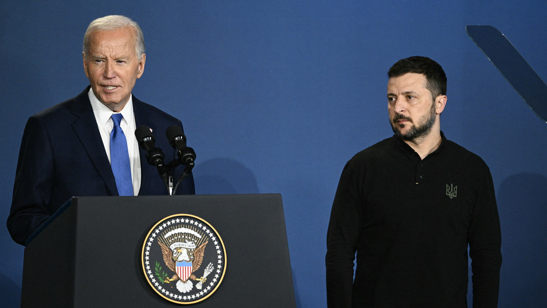 Medien: Selenskij über Treffen mit Biden auf NATO-Gipfel enttäuscht