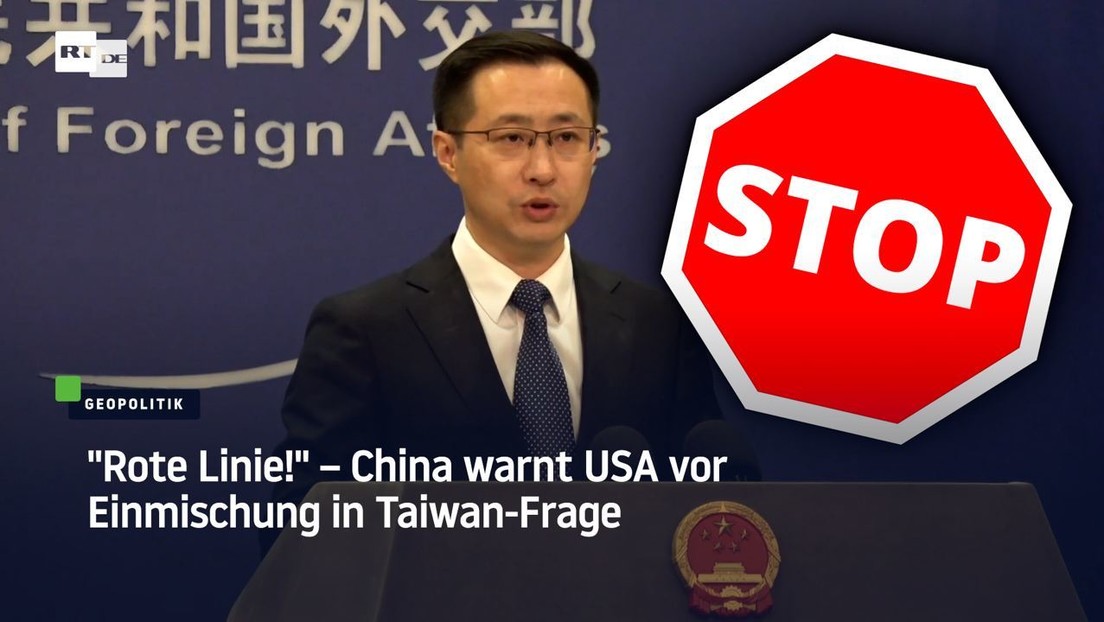 "Rote Linie!" – China warnt USA vor Einmischung in Taiwan-Frage