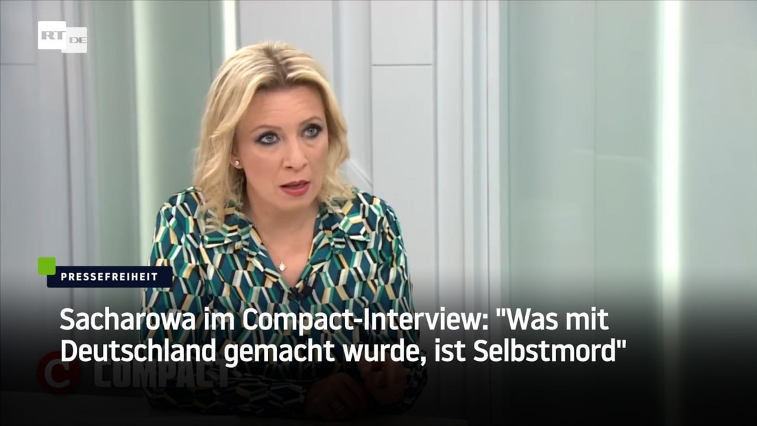 Sacharowa im Compact-Interview: "Was mit Deutschland gemacht wurde, ist Selbstmord"