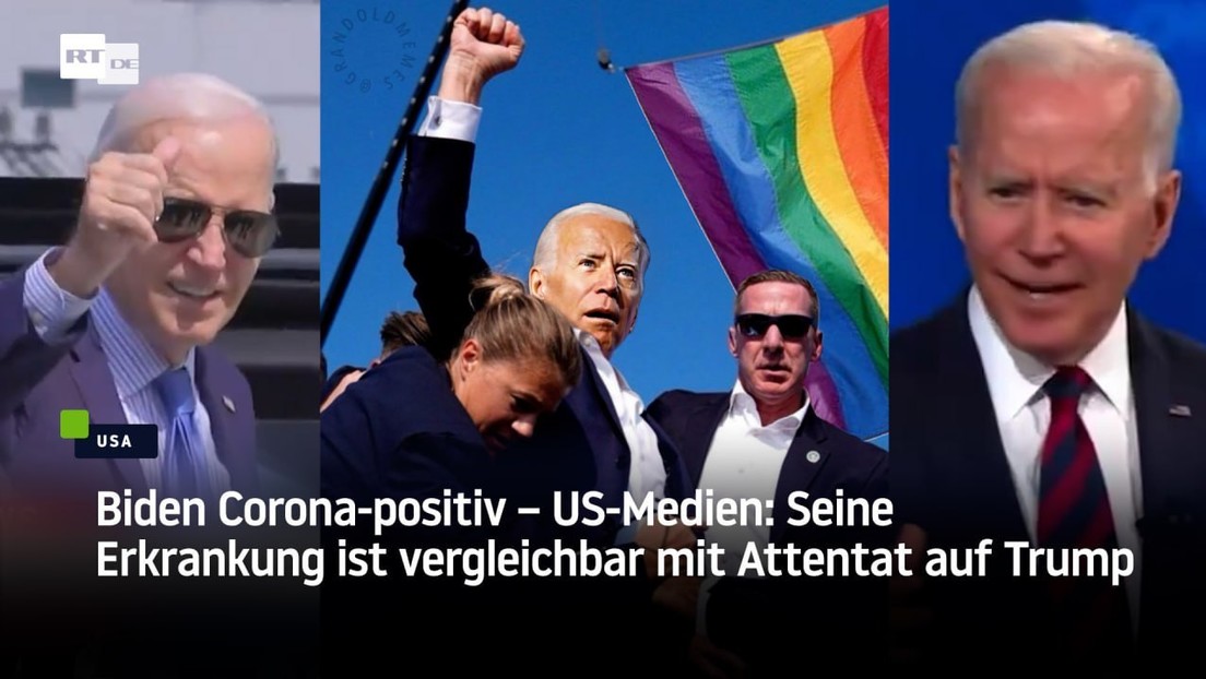 Biden Corona-positiv – US-Medien: Seine Erkrankung ist vergleichbar mit Attentat auf Trump