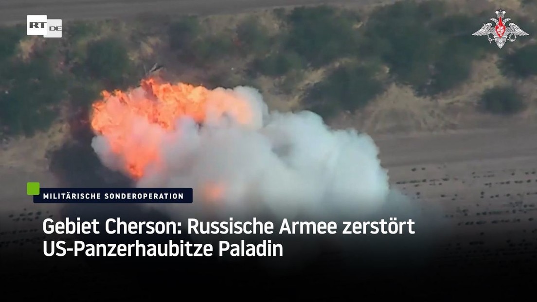 Gebiet Cherson: Russische Armee zerstört US-Panzerhaubitze Paladin