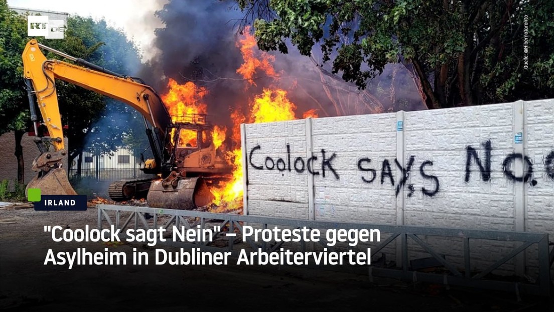 "Coolock sagt Nein" – Proteste gegen Asylheim in Dubliner Arbeiterviertel