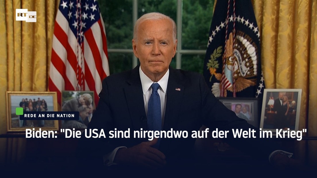 Biden: "Die USA sind nirgendwo auf der Welt im Krieg"