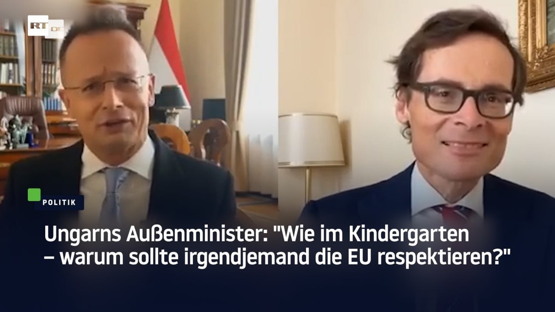 Ungarns Außenminister: "Wie im Kindergarten – warum sollte jemand die EU respektieren?"