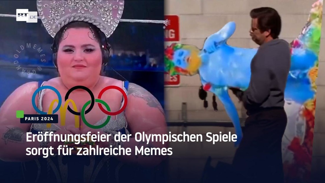 Eröffnungsfeier der Olympischen Spiele sorgt für zahlreiche Memes