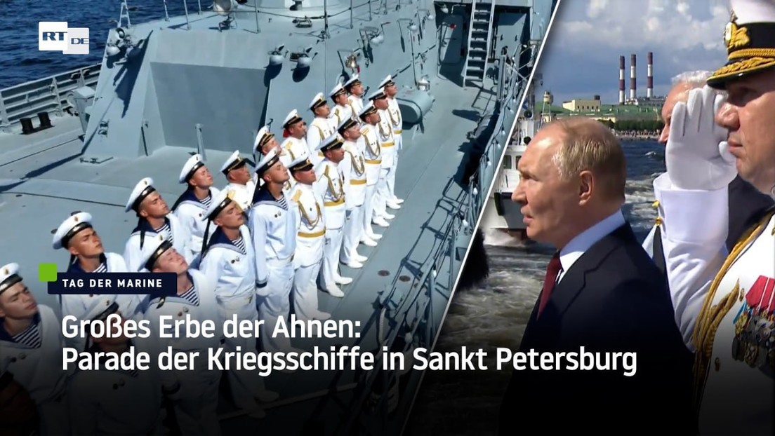 Großes Erbe der Ahnen: Parade der Kriegsschiffe in Sankt Petersburg