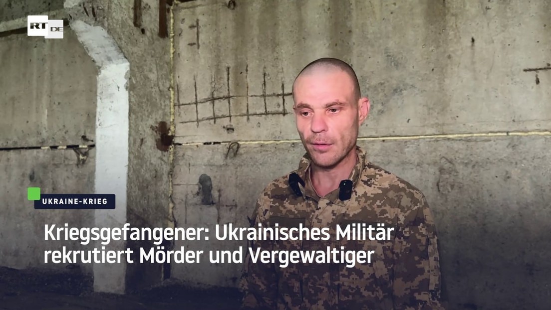 Gefangener: Ukrainisches Militär rekrutiert Sträflinge – mit Erlaubnis russische Städte zu plündern