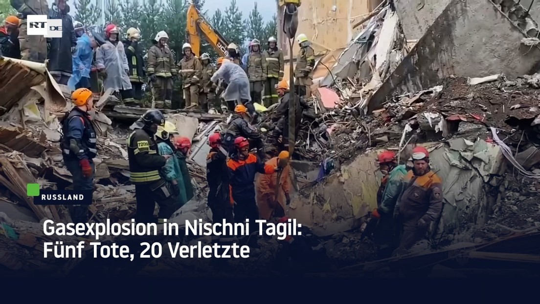 Gasexplosion in Nischni Tagil: Fünf Tote, 20 Verletzte