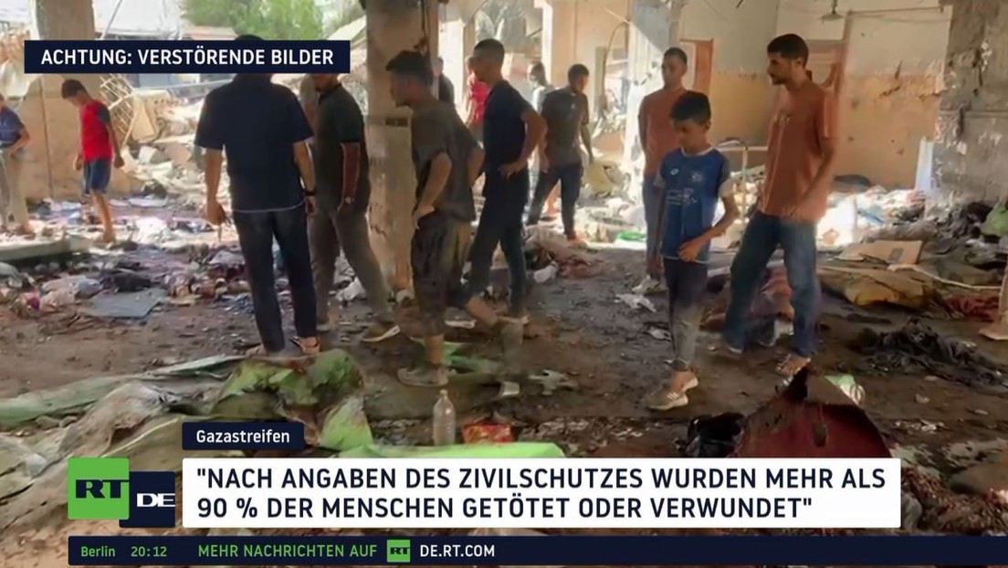 "Grausames Massaker" – Mehr als 100 Tote bei israelischem Luftangriff auf Schule in Gaza-Stadt