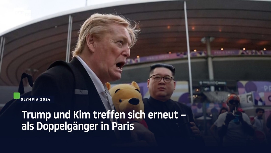 Trump und Kim treffen sich erneut – als Doppelgänger in Paris