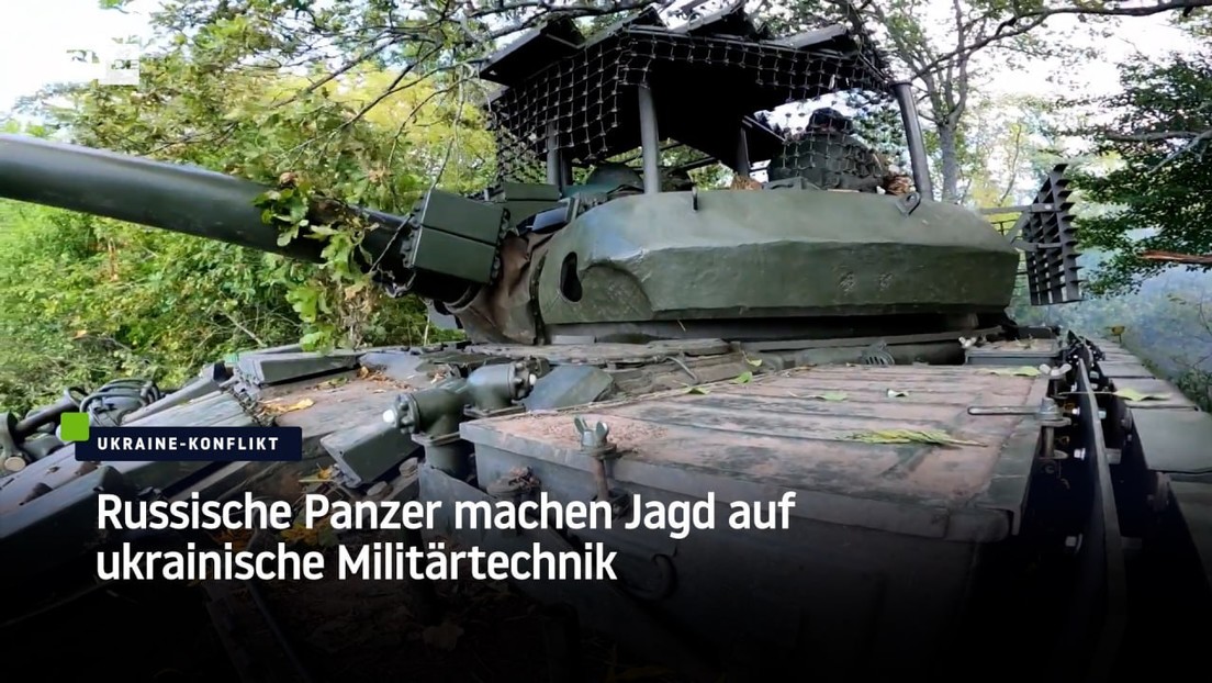 Russische Panzer machen Jagd auf ukrainische Militärtechnik