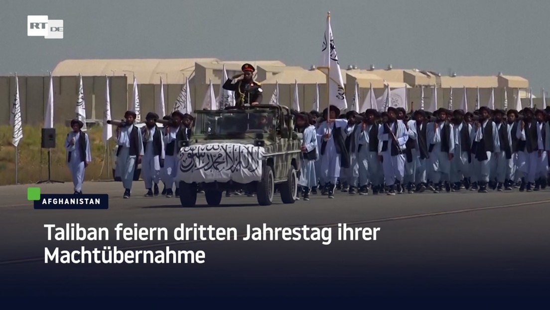 Taliban feiern dritten Jahrestag ihrer Machtübernahme