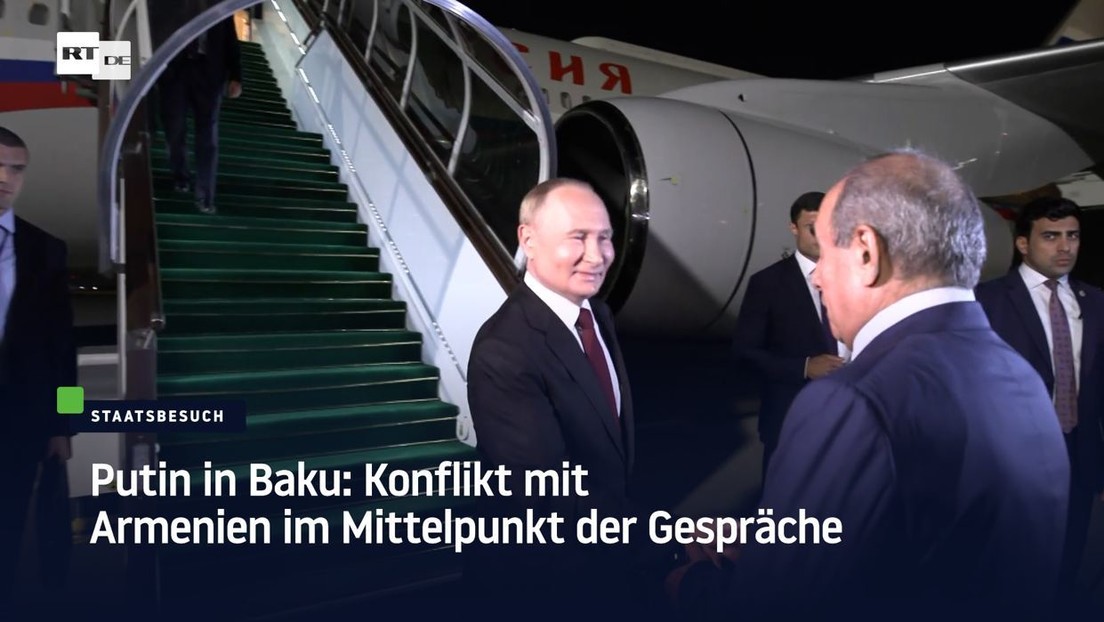 Putin in Baku: Konflikt mit Armenien im Mittelpunkt der Gespräche