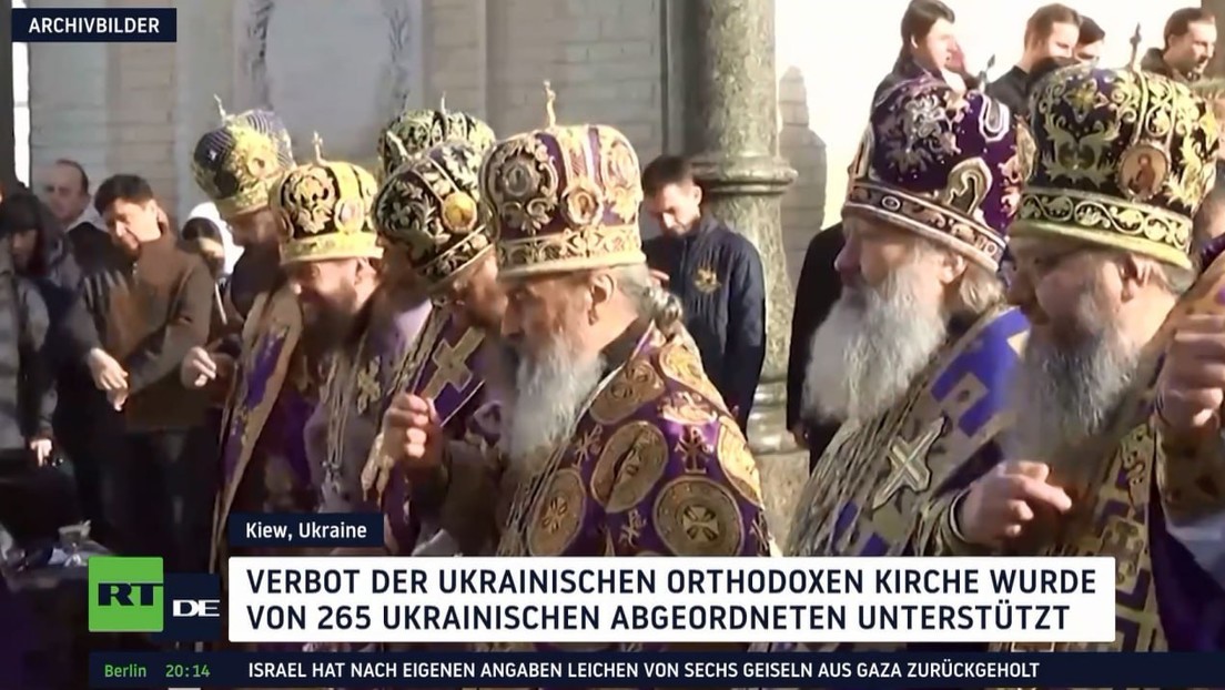 Werchowna Rada verabschiedet Verbot der Ukrainisch-Orthodoxen Kirche