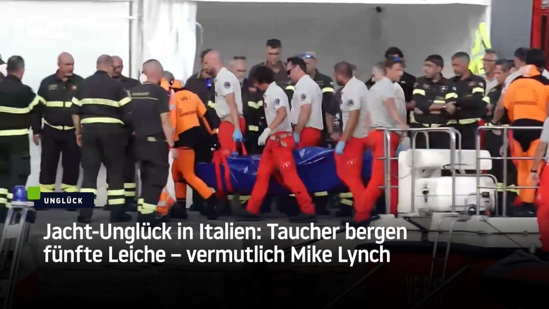 Jacht-Unglück in Italien: Taucher bergen fünfte Leiche – vermutlich Mike Lynch