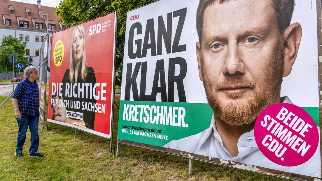 Umfrage kurz vor Landtagswahlen CDU in Sachsen vorn AfD in Thüringen