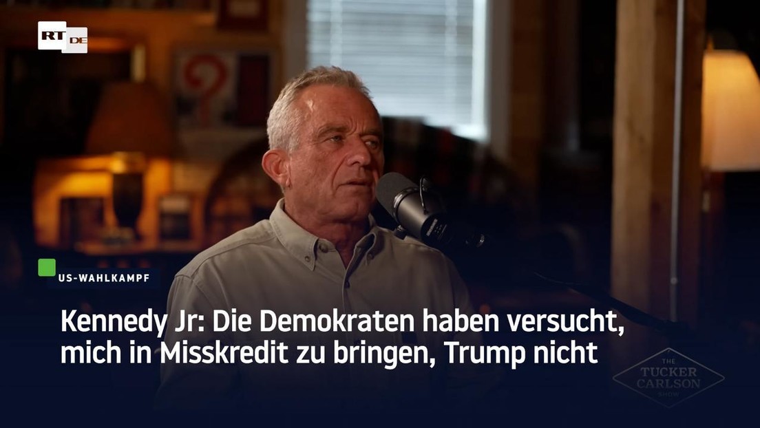 Kennedy Jr: Die Demokraten haben versucht, mich in Misskredit zu bringen, Trump nicht