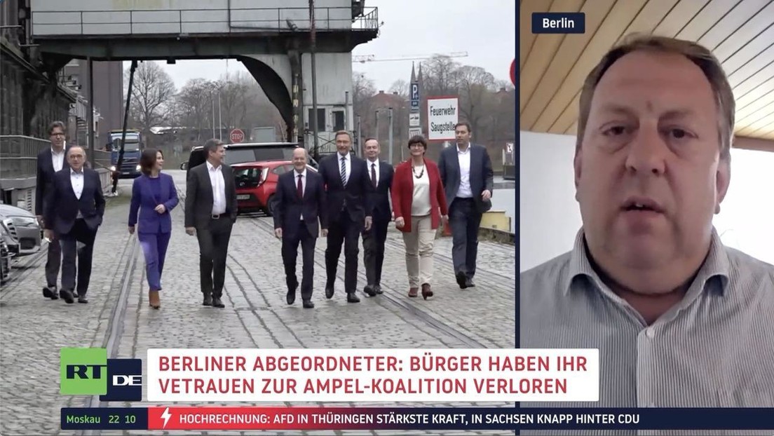 Berliner AfD-Abgeordneter: Bürger haben ihr Vertrauen in Ampel-Koalition verloren