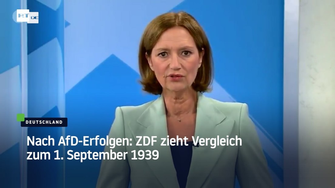 Einfach nur irre: ZDF zieht nach AfD-Wahlerfolg Vergleich zum Beginn des Zweiten Weltkriegs