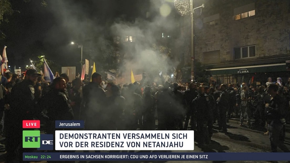 Nach Bergung toter Geiseln: Streik in Israel und Proteste vor Netanjahus Residenz