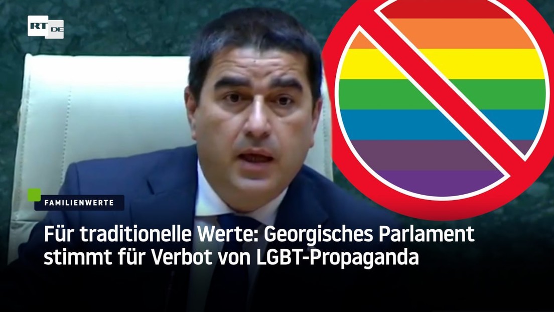 Für Traditionelle Werte: Georgisches Parlament verbietet LGBT-Propaganda