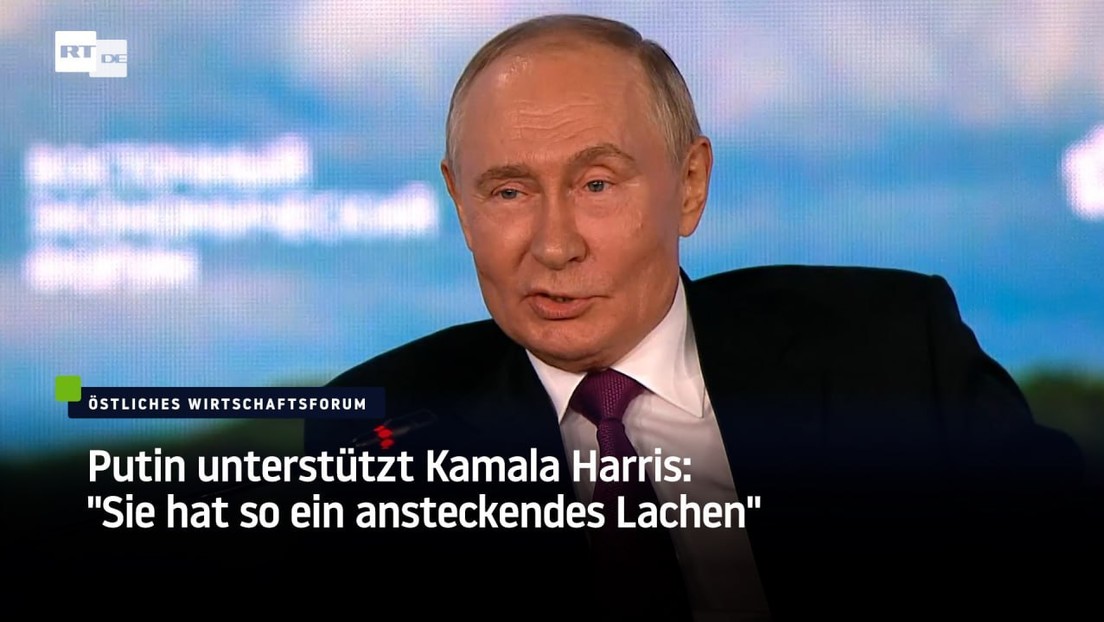 Putin unterstützt Kamala Harris: "Sie hat so ein ansteckendes Lachen"