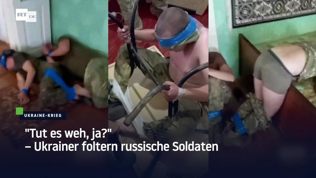 "Tut es weh, ja?" – Ukrainer foltern russische Soldaten